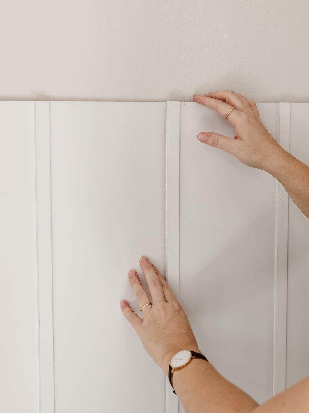 Board & Batten Panelling - Half Board with 1.2m Top Trim (1300L x 600W)